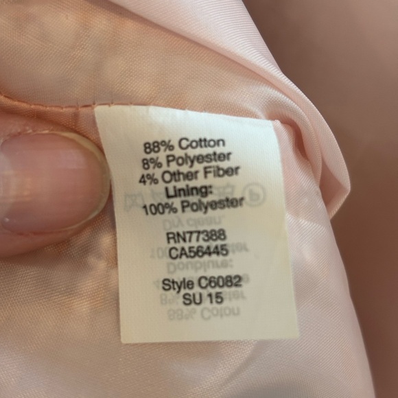 J. Crew Textured Cream Lined Pencil Skirt 10 - Picture 6 of 7